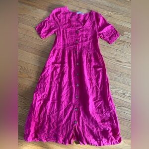 Martina Innocenti 100% LINEN MADE IN ITALY  Dress